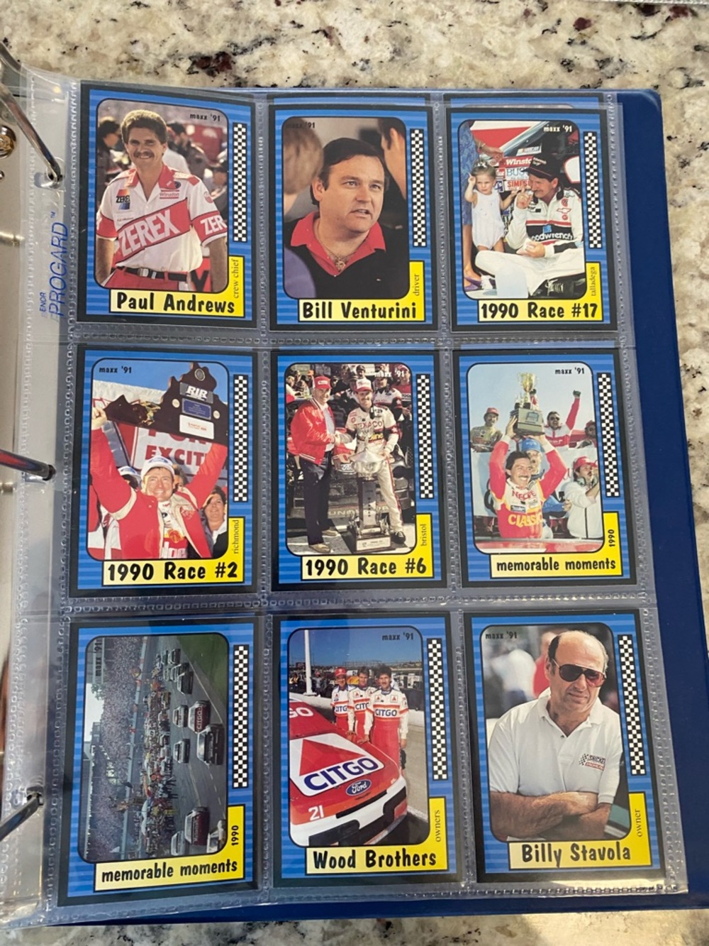 1991 Maxx Race Trading Cards with 34 Cards total - Picture 3 of 5